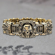 Laden Sie das Bild in den Galerie-Viewer, Stilvoller Kugelförmiger Totenkopfring