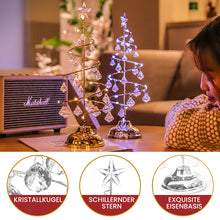 Laden Sie das Bild in den Galerie-Viewer, Weihnachten LED Kristall Tischlampe