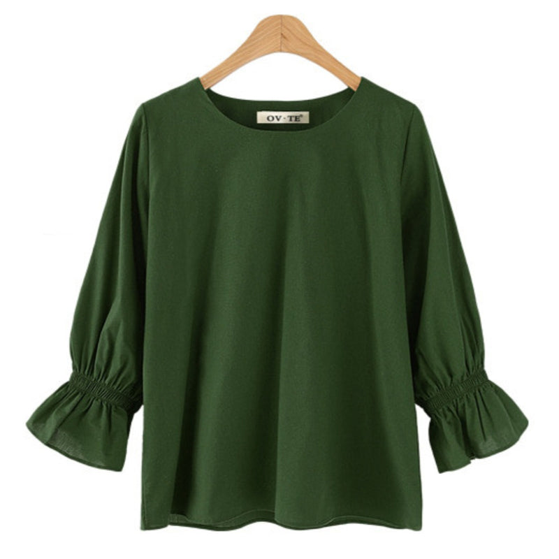 Lockeres Chiffon-Shirt