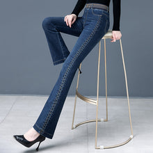 Laden Sie das Bild in den Galerie-Viewer, Stretch-Jeans mit hohem Bund