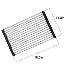 Laden Sie das Bild in den Galerie-Viewer, Faltbares Edelstahl Spüle Trockengestell