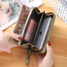 Laden Sie das Bild in den Galerie-Viewer, Damen Neue Einfarbige Modische Lange Brieftasche