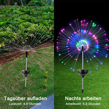 Laden Sie das Bild in den Galerie-Viewer, Wasserdichte Solargarten-Feuerwerkslampe