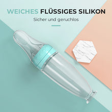 Laden Sie das Bild in den Galerie-Viewer, Weicher Löffel für Babynahrungsergänzungsmittel aus Silikon