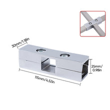 Laden Sie das Bild in den Galerie-Viewer, Verschiedene Formen von Vierkantrohrverbindern aus Edelstahl