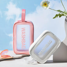 Laden Sie das Bild in den Galerie-Viewer, Wasserdichte Durchscheinende Kosmetiktasche