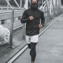 Laden Sie das Bild in den Galerie-Viewer, Herren Fitnessshorts - mit Elasthan Leggings