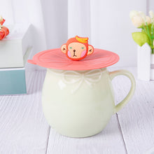 Laden Sie das Bild in den Galerie-Viewer, Süßer und kreativer Silikonbecherdeckel mit Tiermuster