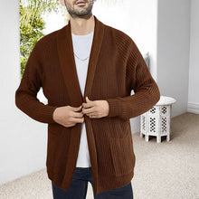 Laden Sie das Bild in den Galerie-Viewer, Einfache Tasche Herren Strickjacke