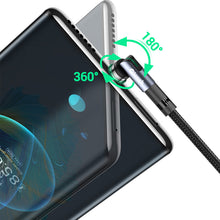 Laden Sie das Bild in den Galerie-Viewer, 540 Grad drehbares 3 in 1 magnetisches Datenkabel