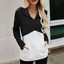 Laden Sie das Bild in den Galerie-Viewer, Kapuzen-Sweatshirt mit Reißverschluss und Tasche