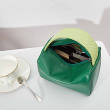 Laden Sie das Bild in den Galerie-Viewer, Einfarbige Wasserdichte Kosmetiktasche Mit Großer Kapazität