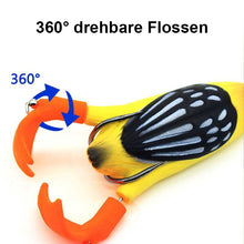 Laden Sie das Bild in den Galerie-Viewer, Gummiköder mit doppeltem Propeller für Enten