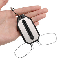 Laden Sie das Bild in den Galerie-Viewer, Tragbare Mini-Lesebrille mit beinlosem Nasenclip