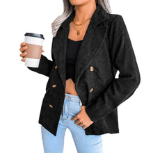 Laden Sie das Bild in den Galerie-Viewer, Herbst Damen-Blazer Aus Cord