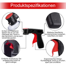 Laden Sie das Bild in den Galerie-Viewer, Tragbarer Kunststoffgriff zur Sprühhilfe