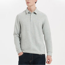 Laden Sie das Bild in den Galerie-Viewer, Langärmeliges Poloshirt für Herren