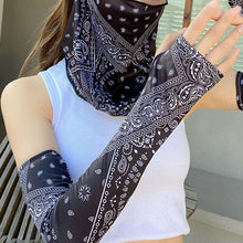 Laden Sie das Bild in den Galerie-Viewer, Ärmel und Schleier aus Eisseide für sommerlichen Sonnenschutz