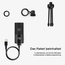 Laden Sie das Bild in den Galerie-Viewer, USB Aufnahmemikrofon