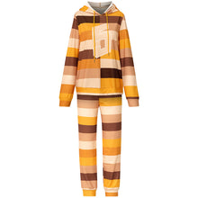 Laden Sie das Bild in den Galerie-Viewer, Lässig Gestreiftes 2-Teiliges Set