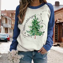 Laden Sie das Bild in den Galerie-Viewer, Lässiges Weihnachtsbaum-Sweatshirt