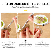 Laden Sie das Bild in den Galerie-Viewer, Multifunktionaler Garnelenfadenschneider aus Edelstahl(2 Stück)