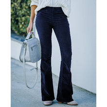 Laden Sie das Bild in den Galerie-Viewer, Freizeithose aus Cord mit elastischer Taille