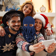 Laden Sie das Bild in den Galerie-Viewer, Handgemachte Oktopus-Wollmütze