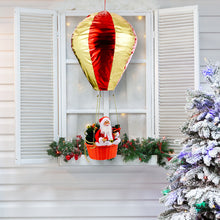 Laden Sie das Bild in den Galerie-Viewer, Weihnachtsdekoration-Weihnachtsmann Heißluftballon