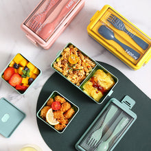 Laden Sie das Bild in den Galerie-Viewer, Tragbare doppellagige Lunchbox