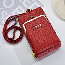 Laden Sie das Bild in den Galerie-Viewer, Einfache Mini-Umhängetasche mit doppeltem Reißverschluss