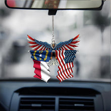 Laden Sie das Bild in den Galerie-Viewer, Adlerflagge Hängendes Ornament für Auto