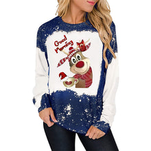Laden Sie das Bild in den Galerie-Viewer, Weihnachten Rundhalsausschnitt Print Sweatshirt