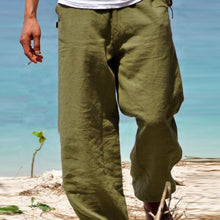 Laden Sie das Bild in den Galerie-Viewer, Atmungsaktive weiche Freizeithose für Herren mit elastischer Taille