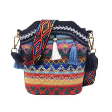 Laden Sie das Bild in den Galerie-Viewer, Modische ethnische gewebte Umhängetasche für Damen