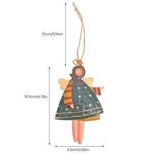 Laden Sie das Bild in den Galerie-Viewer, Weihnachtskreativer Gemalter Engelsdekorationsanhänger
