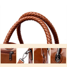 Laden Sie das Bild in den Galerie-Viewer, Boston Lederhandtasche für Frauen