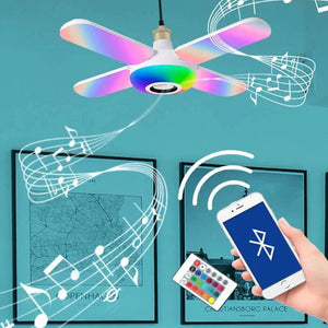 Bluetooth-Musiklicht mit vier Blättern
