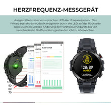 Laden Sie das Bild in den Galerie-Viewer, Multifunktionale Uhr Zur Überwachung Der Herzfrequenz
