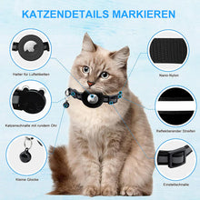 Laden Sie das Bild in den Galerie-Viewer, Reflektierendes Anti-Lost-Katzenhalsband mit Glocke