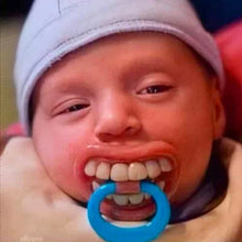 Laden Sie das Bild in den Galerie-Viewer, Lustige Zahn Baby Schnuller