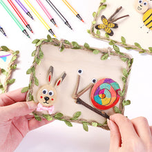 Laden Sie das Bild in den Galerie-Viewer, Kinder handgemachtes Tierpuzzle aus Holz