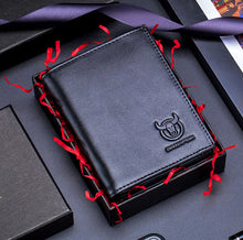 Laden Sie das Bild in den Galerie-Viewer, RFID kurze Geldbörse Für Herren