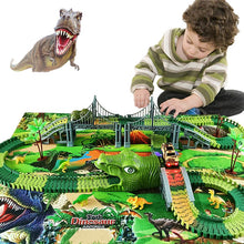 Laden Sie das Bild in den Galerie-Viewer, Dinosaurier-Elektrotriebwagen-Set
