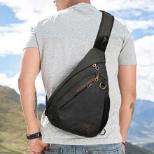 Laden Sie das Bild in den Galerie-Viewer, Minimalistische Reise-Schultertasche
