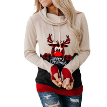 Laden Sie das Bild in den Galerie-Viewer, Weihnachten Langärmliger Kapuzenpullover