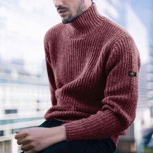 Laden Sie das Bild in den Galerie-Viewer, Rollkragen-Strickpullover für Herren