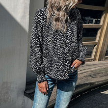 Laden Sie das Bild in den Galerie-Viewer, Lässige Bluse mit Leopardenmuster