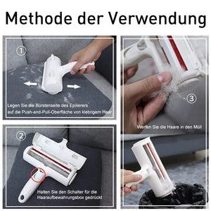 Rolle Tierhaarbürste