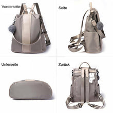Laden Sie das Bild in den Galerie-Viewer, Wasserdichter diebstahlsicherer Nylon-Rucksack